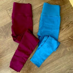 Two pairs! Fabletics SculptKnit leggings